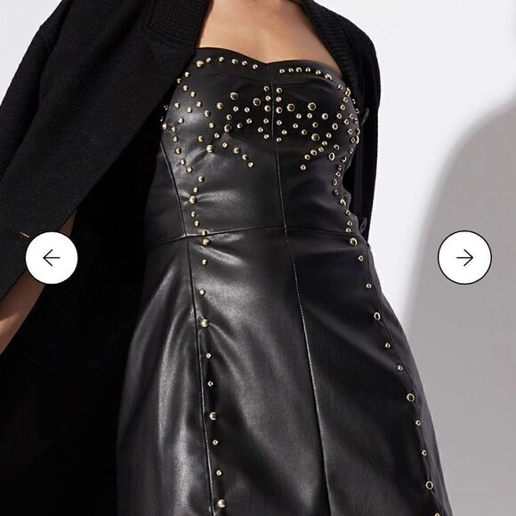 A/X STRAPLESS DRESS WITH METAL DETAIL NWT - Picture 1 of 7